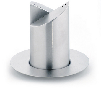 Stainless steel salt and pepper