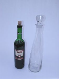 Karaffe 1 Liter "modern"